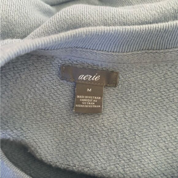 Aerie blue sequin PARTY sweatshirt M - Picture 2 of 12